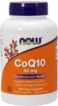 Now Foods CoQ10 30 mg Veg Capsules 240 caps 416599 фото