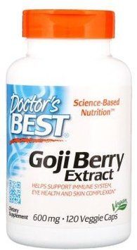 Doctor's Best Best Goji Berry Extract 600 mg 120 Veggie Caps 538289 фото