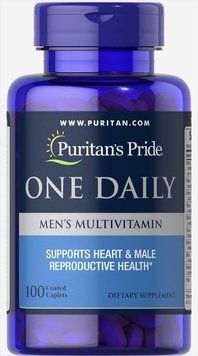 Puritan's Pride One Daily Men's Multivitamin 100 caps 384182 фото