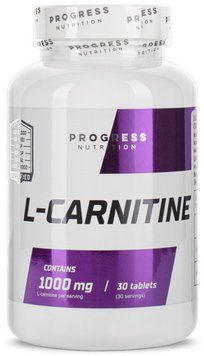 Жироспалювач Progress Nutrition L-Carnitine 1000 mg 60 tablets 868442 фото