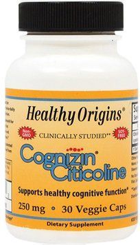 Healthy Origins, Cognizin Citicoline, 250 mg, 30 Veggie Caps (Discontinued Item) (HO42022) 625672 фото