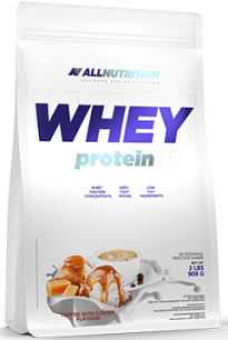 Протеин All Nutrition Whey Protein 908 g /27 servings/ Toffe Coffe 582819 фото
