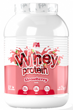 Протеїн Fitness authority Wellness Line Whey Protein 2000 g / 62 servings / strawberry 1082107 фото
