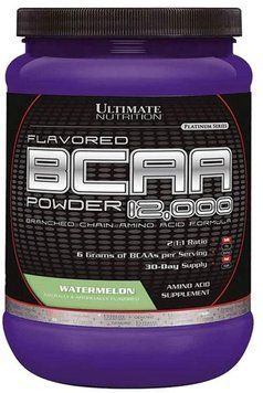 Амінокислота для спорту Ultimate Nutrition Flavored BCAA 12,000 Powder 228 g /30 servings/ Watermelon 391024 фото