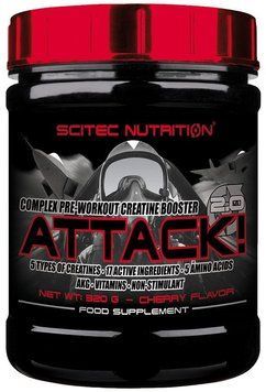 Scitec Nutrition Attack! 2.0 320 g /32 serving/ Cherry 410520 фото