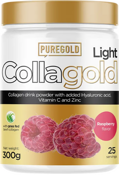 Pure Gold CollaGold Light 300 g / 25 servings / Raspberry 1135855 фото