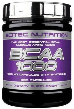 Амінокислота для спорту Scitec Nutrition BCAA 1000 300 caps 387181 фото