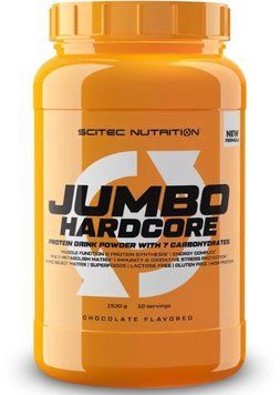 Гейнер Scitec Nutrition Jumbo Hardcore 1530 g /10 servings/chocolate 998751 фото
