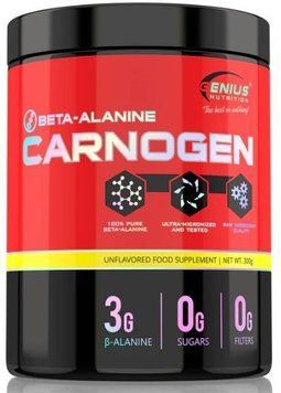Амінокислота для спорту Genius Nutrition Carnogen beta-alanine 300 g / 100 servings 999662 фото