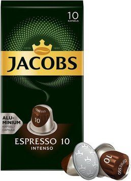 Кофе в капсулах Jаcobs Espresso Intenso 10 10x5.2 г (8711000371183) 1355280 фото