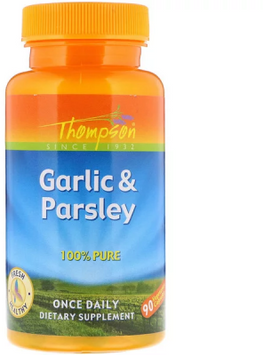 Thompson Garlic & Parsley 90 Caps Часник і петрушка 551527 фото