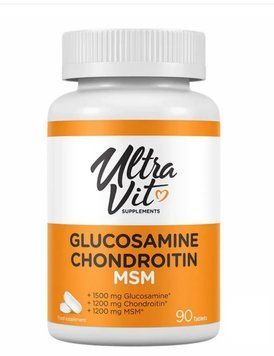 UltraVit Glucosamine Chondroitin MSM - 90 tabs 899103 фото
