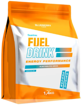 Енергетик Quamtrax Fuel Drink 1,4 kg / 28 servings / Blueberry 1029293 фото