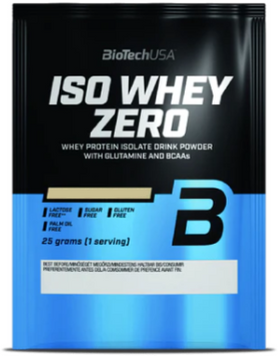 Протеин BioTechUSA Iso Whey Zero 25 g /sample/ Caffe Latte 620074 фото