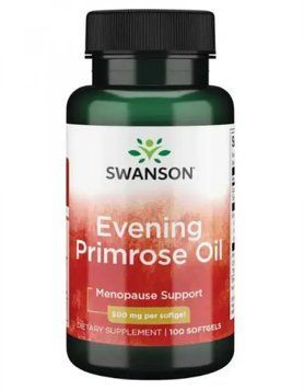 Swanson Evening Primrose Oil 500mg - 100 softgels 1456806 фото