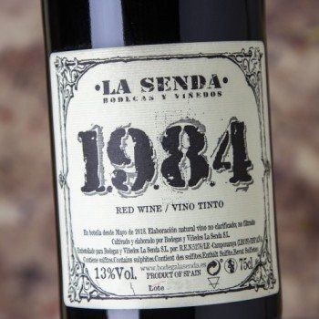 Вино La Senda "1.9.8.4" червоне сухе 0.75 л (BW50140) 1248227 фото