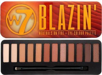 W7 Blazin' warm nude orange and brown Тени для век 15.6 g 878227 фото