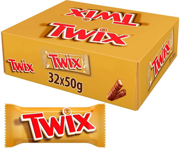 Упаковка батончиків Twix у молочному шоколаді 32х50 г (УП5000159459235) 1253596 фото
