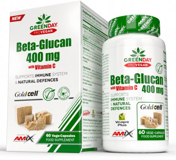 Amix GreenDay ProVegan BetaGlucan 400mg 60 vegan caps / 60 servings 1028459 фото