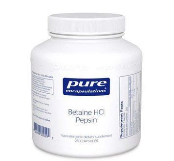 Pure Encapsulations Betaine HCL/Pepsin 250 caps (PE-00029) 607094 фото