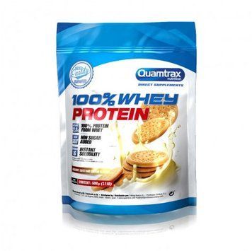 Протеин Quamtrax 100% Whey Protein 500 g /16 servings/ Biscuit Custard Cream 721470 фото