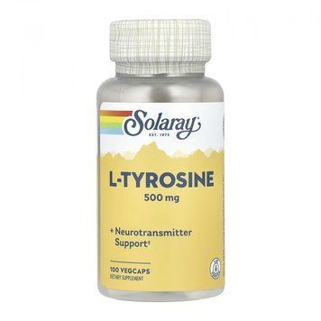 Solaray L-Tyrosine 500mg - 100 vcaps 1472077 фото