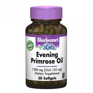 Bluebonnet Nutrition Evening Primrose Oil 1300 mg 30 caps 490496 фото