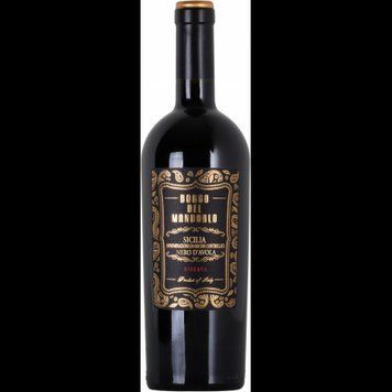 Вино Borgo del Mandorlo Nero d'Avola Sicilia Riserva червоне сухе 0.75 (VTS2991350) 1063256 фото