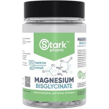 Stark Pharm Magnesium Bis-Glycinate - 120 Tablets 1457993 фото