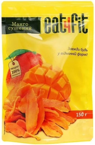 Упаковка Манго Eat4Fit натуральный 2х150 г (4820212130151) 1219564 фото