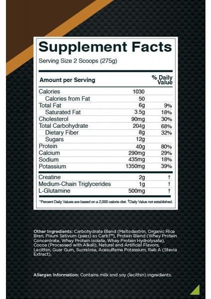 Гейнер Rule One Proteins R1 LBS 2730 g /10 servings/ Cookies Cream 469052 фото