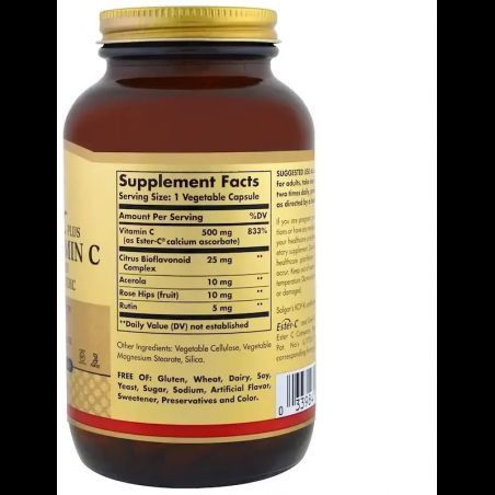 Solgar Ester-C Plus Vitamin C 500 mg 250 вегетарианских капсул (Эстер-С плюс Витамин С) 463568 фото Solgar Ester-C Plus Vitamin C 500 mg 250 вегетарианских капсул (Эстер-С плюс Витамин С) 463568 фото