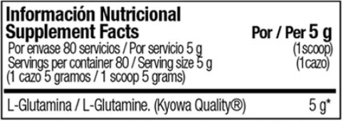 Амінокислота для спорту Zoomad Labs Raw One Glutamine 400 g / 80 servings 1027048 фото