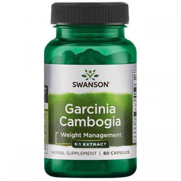 Swanson Garcinia Cambogia 80 mg Гарциния камбоджийская 60 капсул 776031 фото