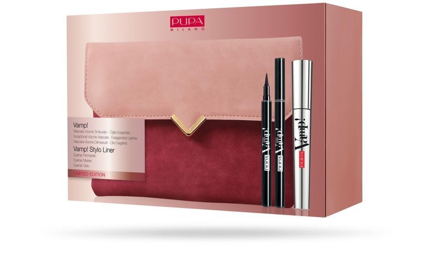 Pupa Milano Vamp Набор Тушь 9 ml + подводка для глаз 1.5 ml +косметичка 1061008 фото