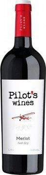 Вино Pilot&rsquo;s Wines Мерло червоне сухе 0.75 л (DIS_4820188112397) 1353386 фото