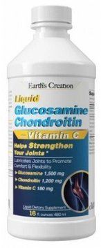 Earth&lsquo;s Creation Liquid Glucosamine,Chondrotin + Vit C Глюкозамин и Хондроитин 480 ml 968896 фото