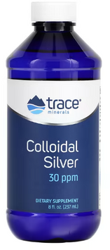 Trace Minerals Colloidal Silver 30 PPM Коллоидное серебро 237 мл 1186356 фото