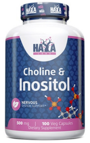 Haya Labs Choline & Inositol Холин и Инозитол 100 веганских капсул 1051898 фото