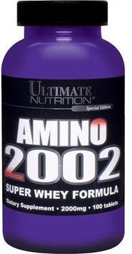 Амінокислота для спорту Ultimate Nutrition Amino 2002 100 tabs 390938 фото