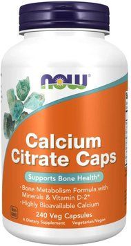 Now Foods Calcium Citrate Caps - 240 Veg Capsules 1451268 фото