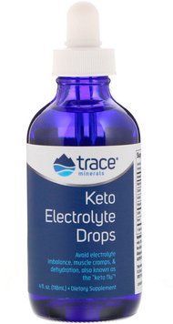 Trace Minerals Research, Keto Electrolyte Drops, 4 fl oz (118 ml) (TMR-00449) 682216 фото