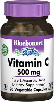 Bluebonnet Nutrition Vitamin С, 500 mg, 90 Vegetable Capsules (BLB0510) 659822 фото