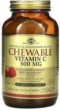 Solgar Vitamin C 500 mg Солгар Вітамін С жувальний 90 таблеток 837443 фото