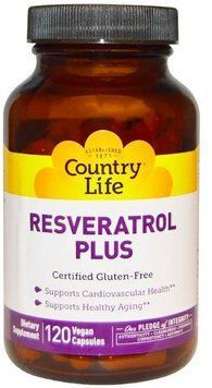Country Life Resveratrol Plus 120 Veg Caps Ресвератрол 533272 фото