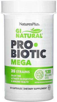 Nature's Plus Gi Natural Probiotic Mega - 30 caps 1462774 фото