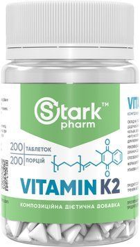 Stark Pharm Vitamin K-2 - 200 Tablets 1458021 фото