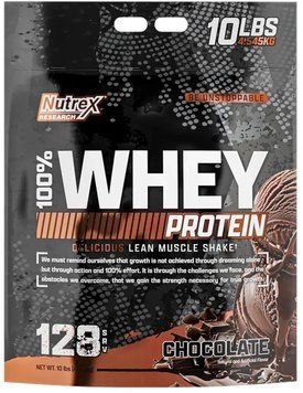 Nutrex 100% Whey - 4545g Chocolate 1463205 фото