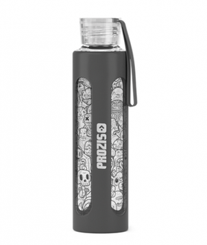 Prozis Бутылка Art Glass Black - 550 ml 452759 фото