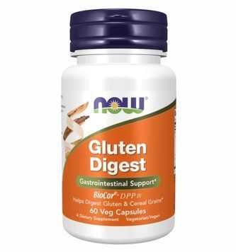 Now Foods Gluten Digest Enzymes - 60 Veg Capsules 1451510 фото